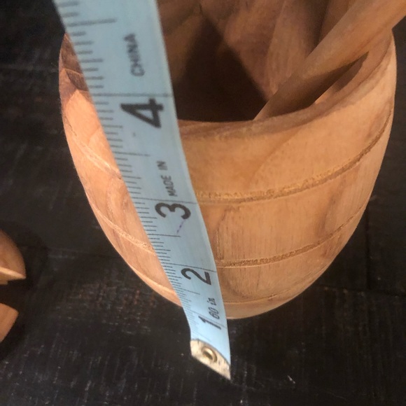 OLIVE WOOD HONEY JAR - Picture 6 of 7